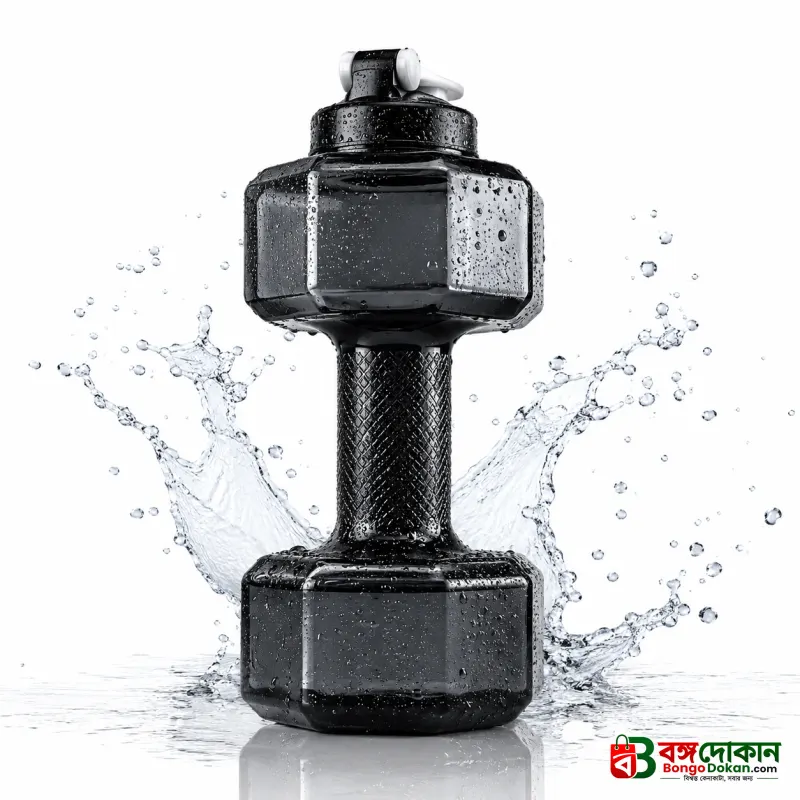 2-in-1 Dumbbell Shape Water Bottle 2.8L – BPA-Free Large Capacity Sports Water Jug & Handheld Gym Workout Fitness Weight for Fitness, Yoga & Outdoor - বাংলাদেশে সেরা দাম ও লাইফস্টাইল কালেকশন