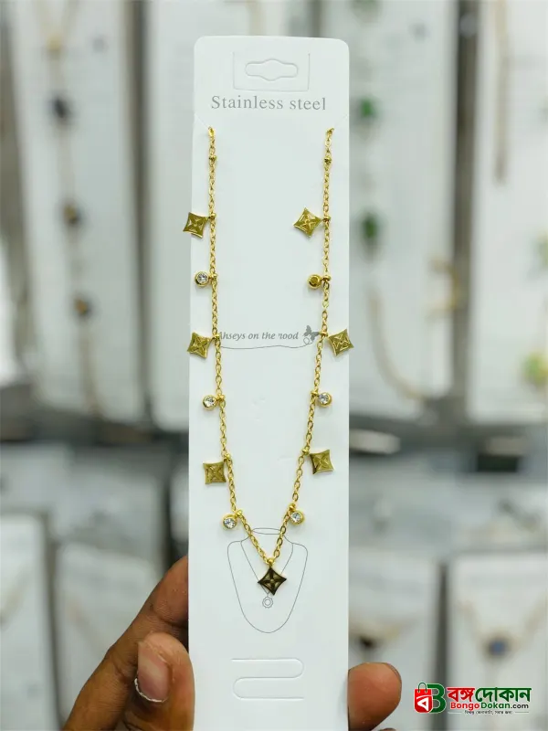 A premium four-point star charm necklace to elevate the elegance of any outfit! - বাংলাদেশে সেরা দাম ও এক্সক্লুসিভ ডিজাইন