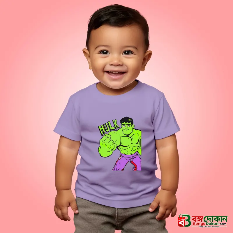 Hulk (Cotton) T-Shirt for Kids - বাংলাদেশে সেরা দাম ও নতুন কালেকশন